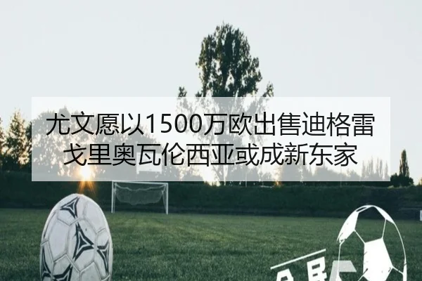 尤文愿以1500万欧出售迪格雷戈里奥瓦伦西亚或成新东家